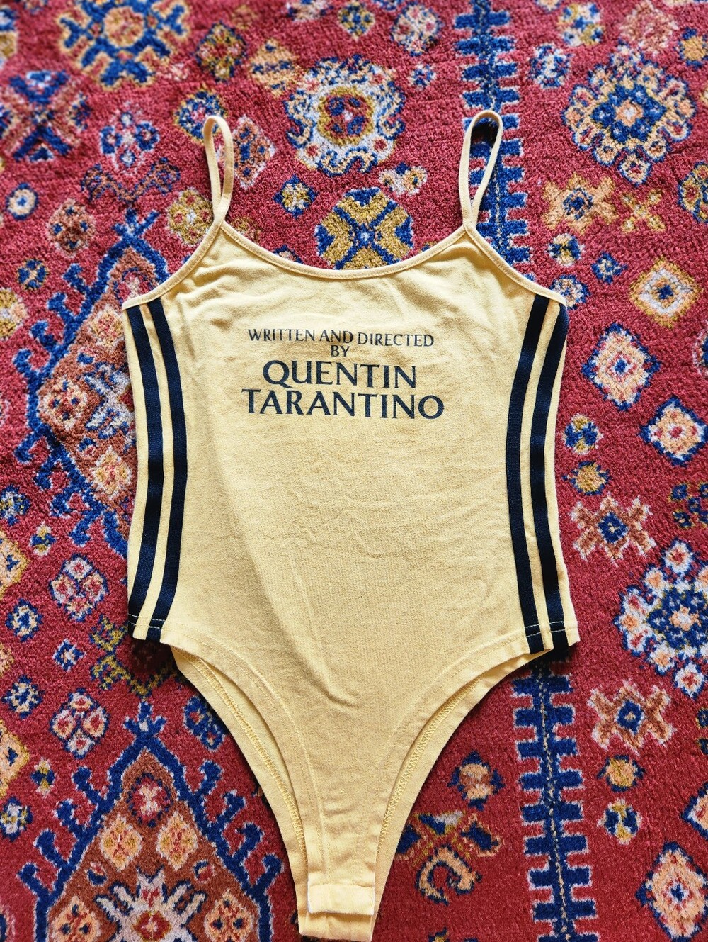 Quentin Tarantino Yellow One-Piece Bodysuit